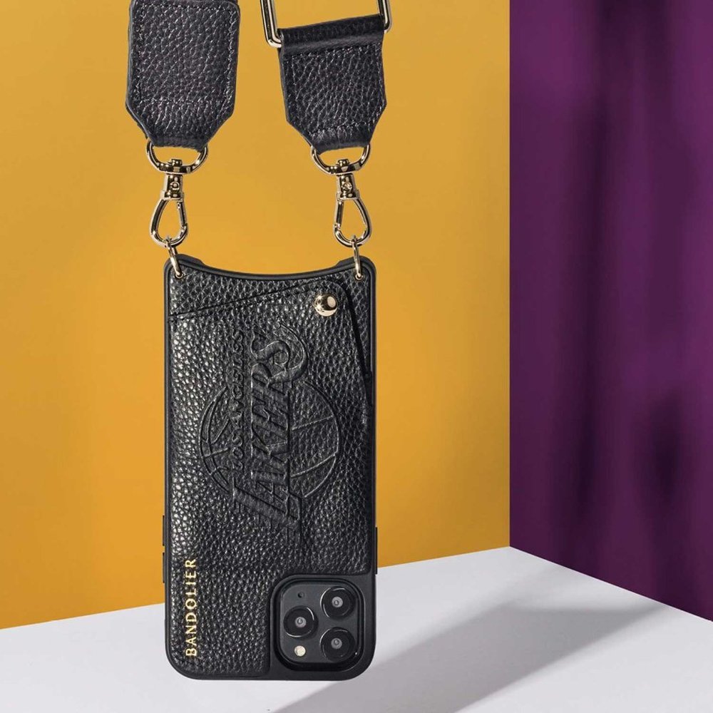 Lakers - NBA Skye Crossbody Bandolier in Lakers Purple/Gold  - iPhone 11ProMax